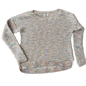 Hollister Women's Medium Speckled Waffle Knit Sweater